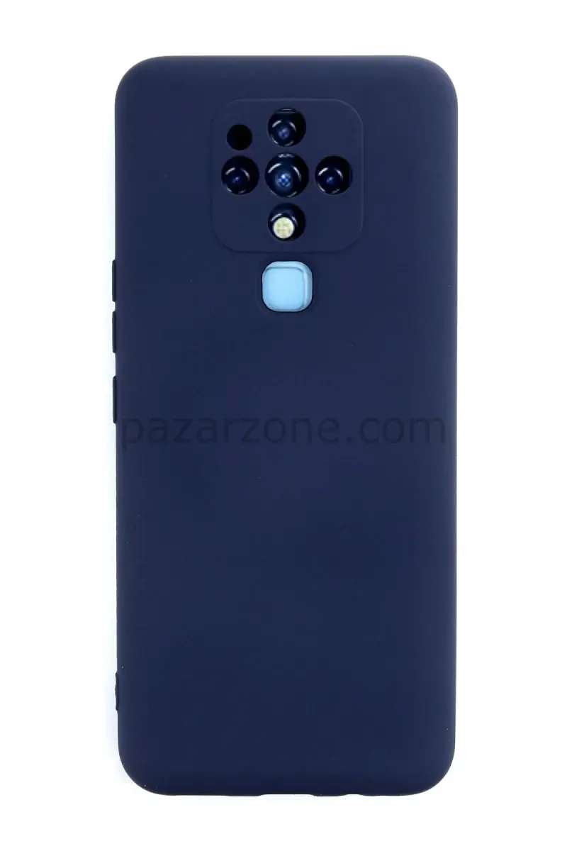 Newface Tecno Camon 16 Kılıf Nano içi Kadife Silikon - Lacivert