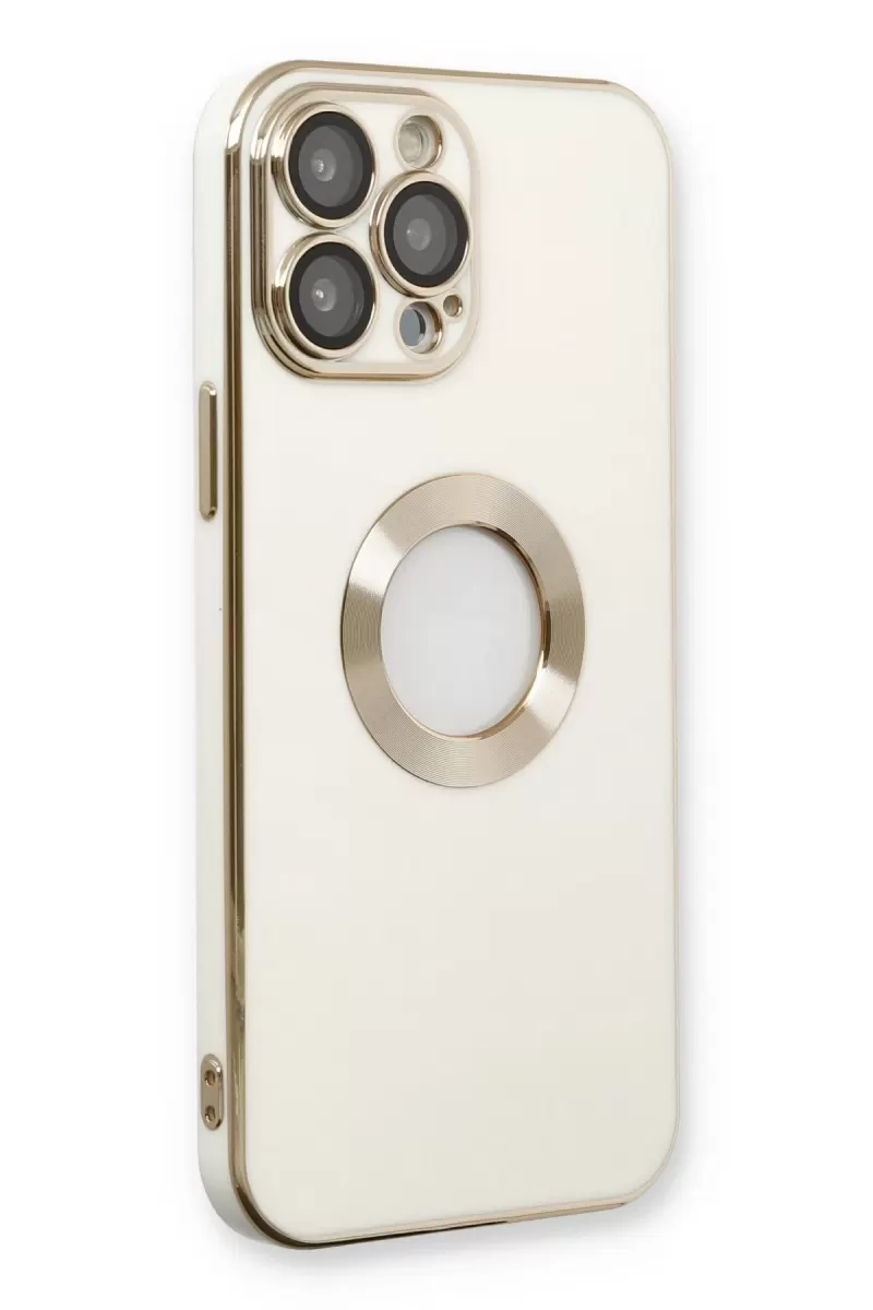 Newface Apple iPhone 13 Pro Kılıf Store Silikon - Beyaz