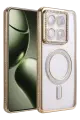 Newface Xiaomi Mi 14T Pro Joke Simli Magneticsafe Kılıf - Gold
