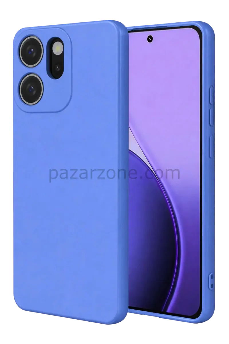 Newface Oppo Reno 14F First Silikon - Mavi