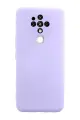 Newface Tecno Camon 16 Kılıf Nano içi Kadife Silikon - Lila