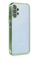 Newface Samsung Galaxy A13 4G Kılıf Razer Lensli Silikon - Yeşil