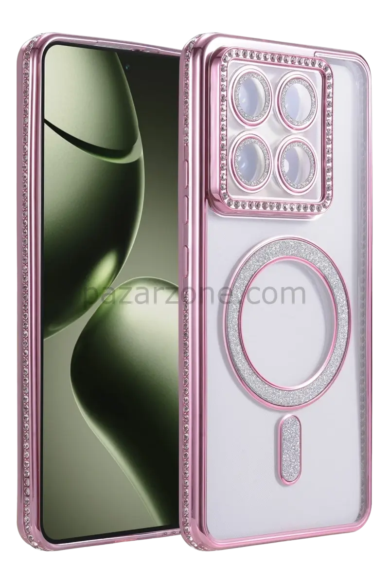 Newface Xiaomi Mi 14T Pro Joke Simli Magneticsafe Kılıf - Pembe