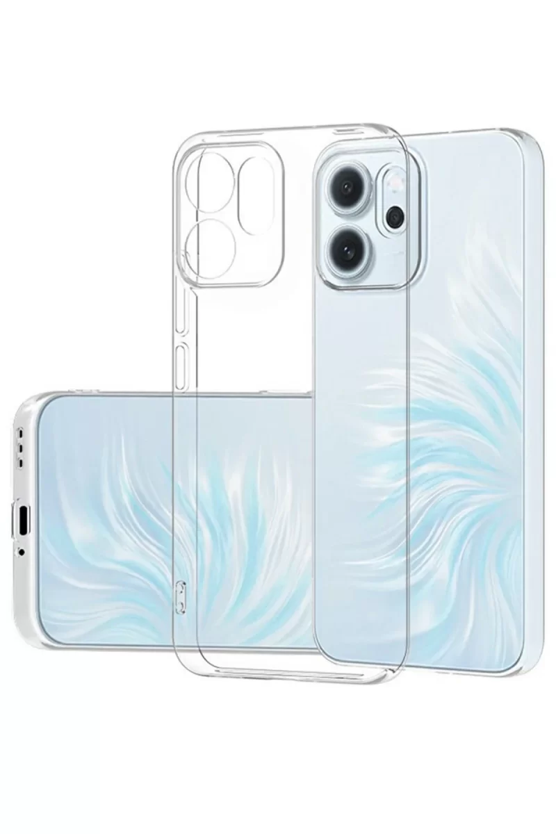 Newface Oppo Reno 14F Kılıf Lüx Şeffaf Silikon