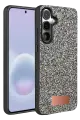 Onegif Samsung Galaxy A57 5G Bright Simli Kapak - Gold
