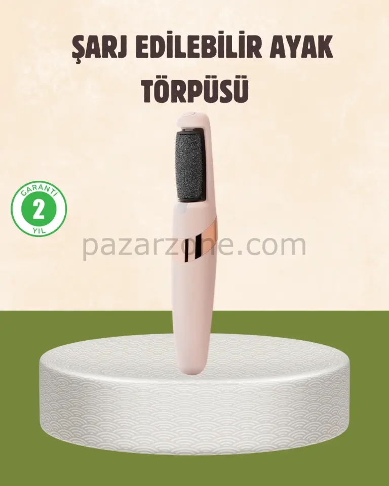 İki Hızlı Elektrikli Ayak Törpüsü Pürüzsüz Topuk Bakımı