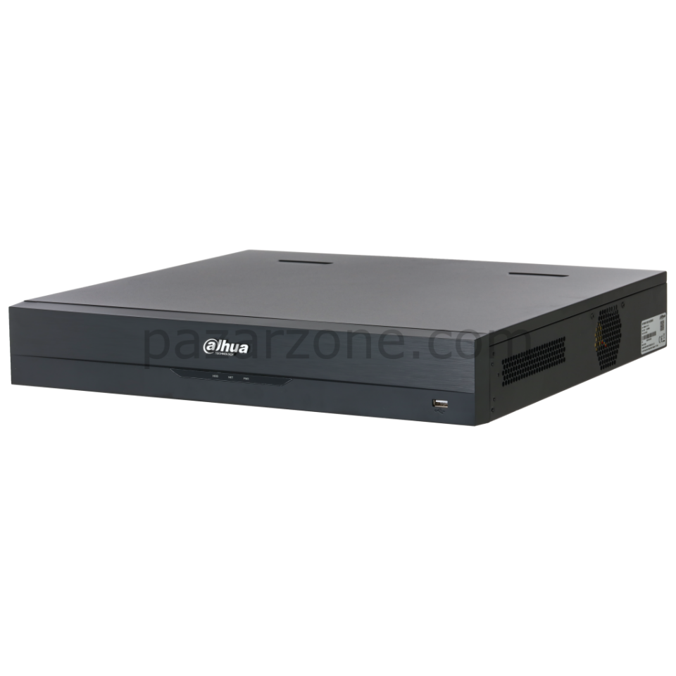 DAHUA  NVR5432-EI2, 32Kanal, 32Mpix, H265+, 4 HDD Desteği, 1080P Kayıt, 4484Mbps Bant Genişliği, 2 Port GigaBit Lan, NVR