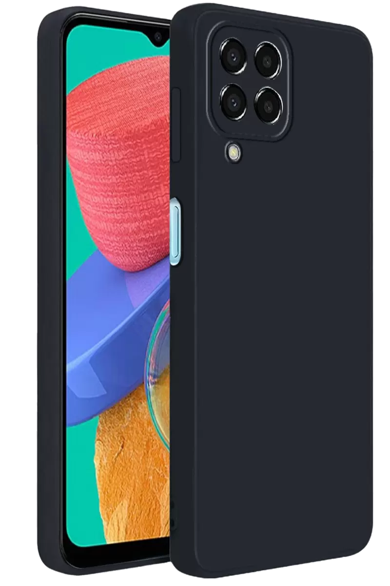 Newface Samsung Galaxy M33 Kılıf First Silikon - Siyah