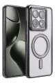 Newface Xiaomi Mi 14T Pro Joke Simli Magneticsafe Kılıf - Siyah