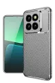 Newface Xiaomi Mi 14T Pro Kılıf Auto Focus Karbon Kapak - Gri