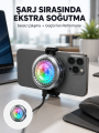 RGB Gaming Telefon Fanı Sessiz Soğutucu Tüm Akıllı Telefonlara Uygun Yeni Nesil