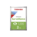 TOSHIBA S300, HDWT720UZSVA, 3.5", 2TB, 128Mb 5400 Rpm, 7/24 Güvenlik HDD (Türkiye Distribütörü Garantili)