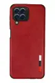 Newface Samsung Galaxy M33 Kılıf Loop Deri Silikon - Kırmızı