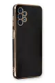 Newface Samsung Galaxy A13 4G Kılıf Volet Silikon - Siyah