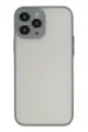 Newface Apple iPhone 14 Pro Max Kılıf Montreal Silikon Kapak - Gri