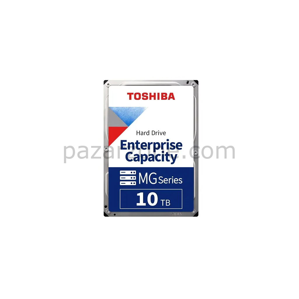 TOSHIBA ENTERPRISE, MG10ADA10TE, 3.5", 10TB, 512Mb 7200 Rpm, 7/24 Güvenlik, Data Center, Nas, Server, HDD (Türkiye Distribütörü Garantili)