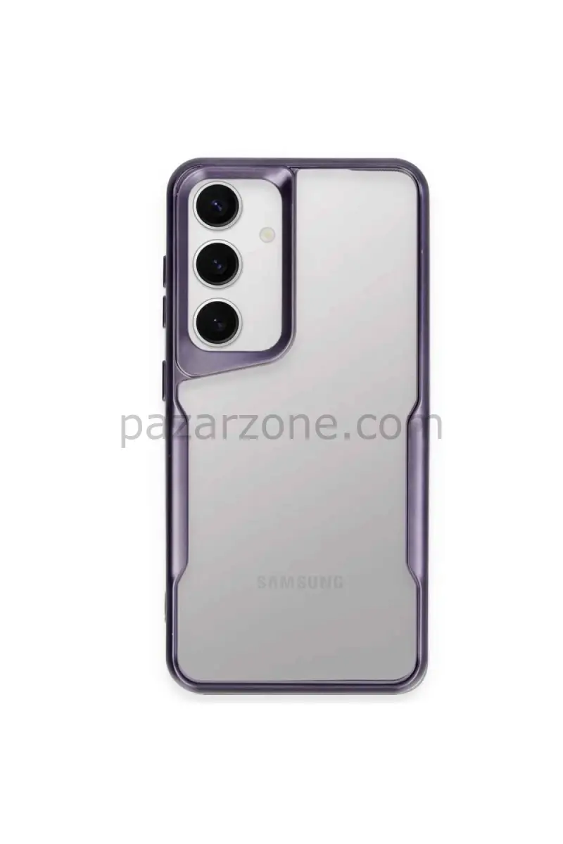 Newface Samsung Galaxy A14 4G Kılıf Boyi Silikon Kapak - Derin Mor