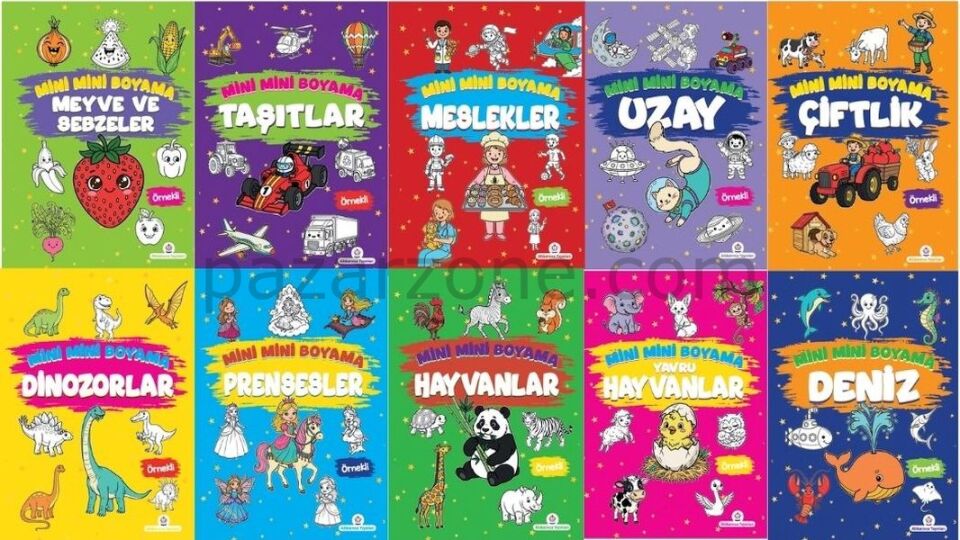 Mini Mini Boyama 10’lu Takım