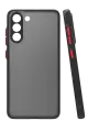 Newface Samsung Galaxy S21 FE Kılıf Montreal Silikon Kapak - Siyah