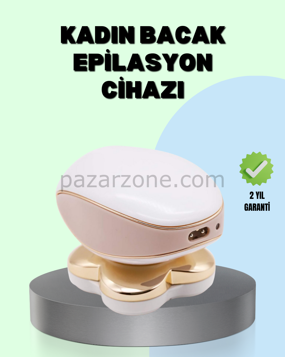 Hassas Ciltler İçin Ağrısız Vücut Tüy Temizleme Cihazı