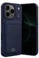 Newface Apple iPhone 17 Pro Kelvin Kartvizitli Silikon - Lacivert
