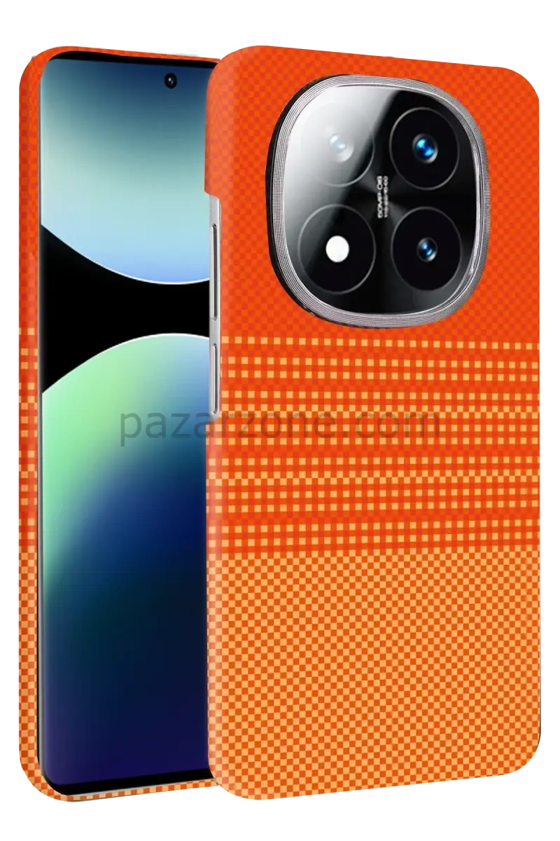 Newface Xiaomi Redmi Note 14 Pro 4G Vega Magsafe Kapak - Turuncu