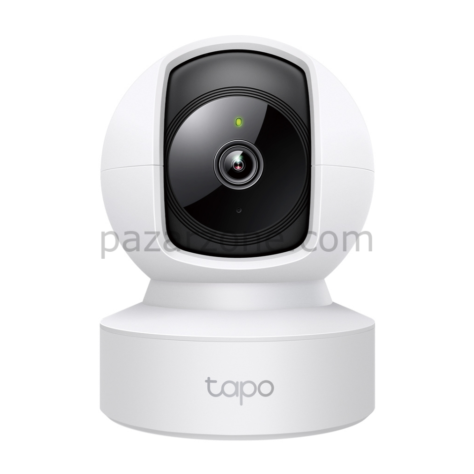 TP-LINK Tapo C202, Bebek/Ev Güvenlik Kamerası, WiFi-Ehernet, 1080P, 12Mt Gece Görüşü, PAN/TILT, iki Yönlü Ses