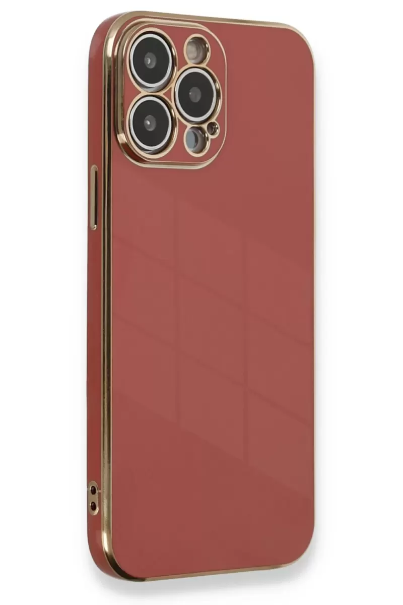 Newface Apple iPhone 13 Pro Kılıf Volet Silikon - Kırmızı