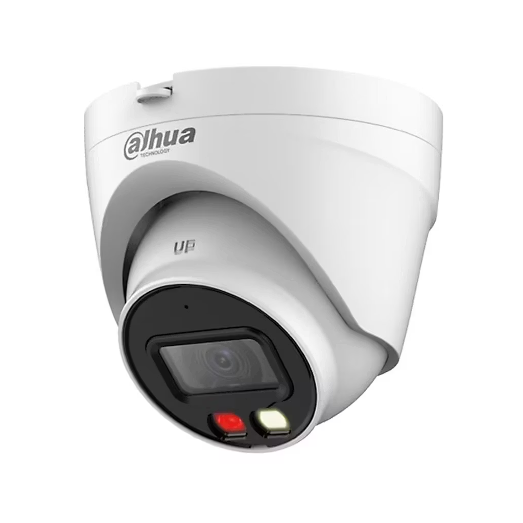 DAHUA IPC-HDW1439V-SA-IL 4Mpix, 2,8mm Lens, Entry Smart Dual Light Fixed-Focal Eyeball, H265+,  30Mt Gece Görüşü,  IP67, Mikrofonlu, PoE Dome IP Kamera