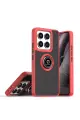 Newface Xiaomi Mi 14T Pro Kılıf Montreal Yüzüklü Silikon Kapak - Kırmızı