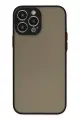 Newface Apple iPhone 14 Pro Max Kılıf Montreal Silikon Kapak - Siyah