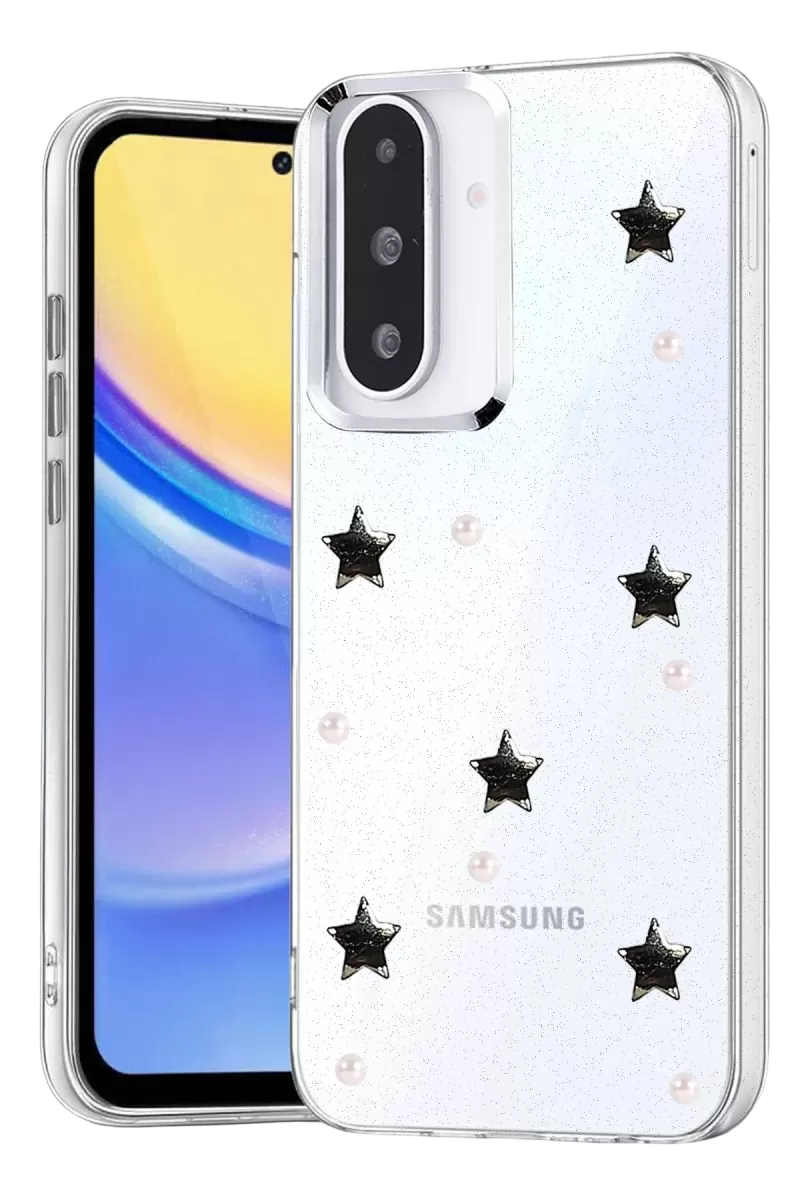 Newface Samsung Galaxy A27 5G Fiyonk Desenli Kapak - Desen 7