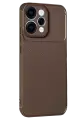 Newface Oppo Reno 15 Auto Focus Karbon Kapak - Kahverengi