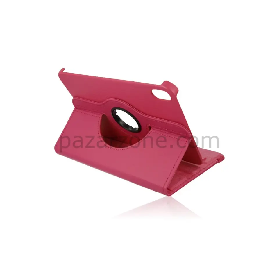 Apple iPad Mini 6 Kılıf 360 Tablet Deri Kılıf - Pembe