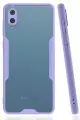 Newface Samsung Galaxy A02 Kılıf Platin Silikon - Lila