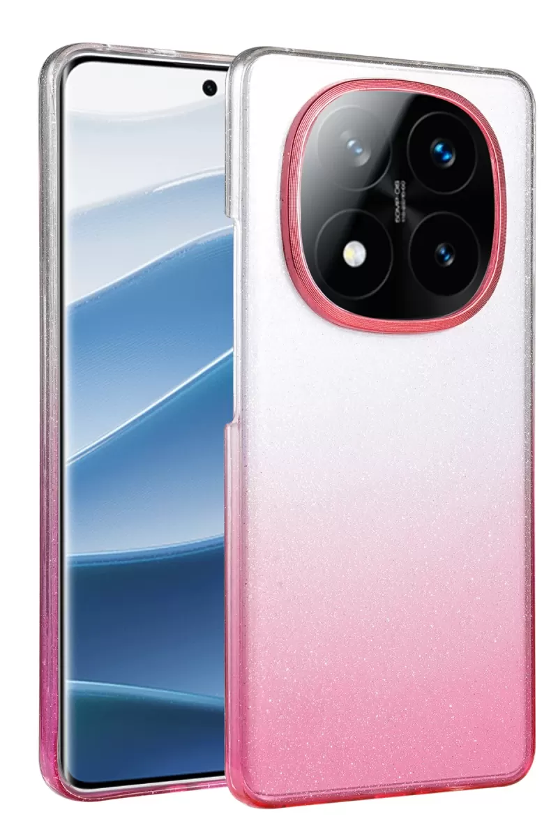 Newface Xiaomi Redmi Note 14 Pro 5G Glossy Kapak - Pembe