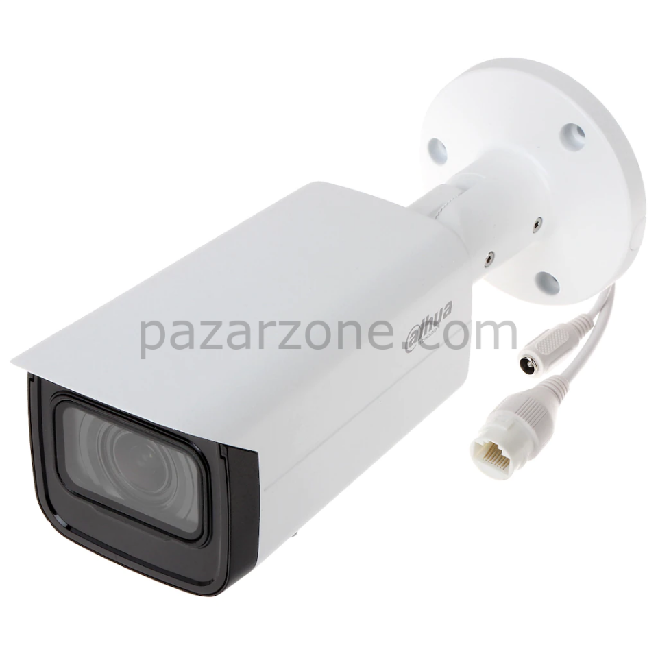 DAHUA IPC-HFW1230T-ZS-2812-S5, 2Mpix, 2,8-12mm Motorize Lens, SD Kart, H265+, 40Mt Gece Görüşü, IP67, PoE Bullet IP Kamera