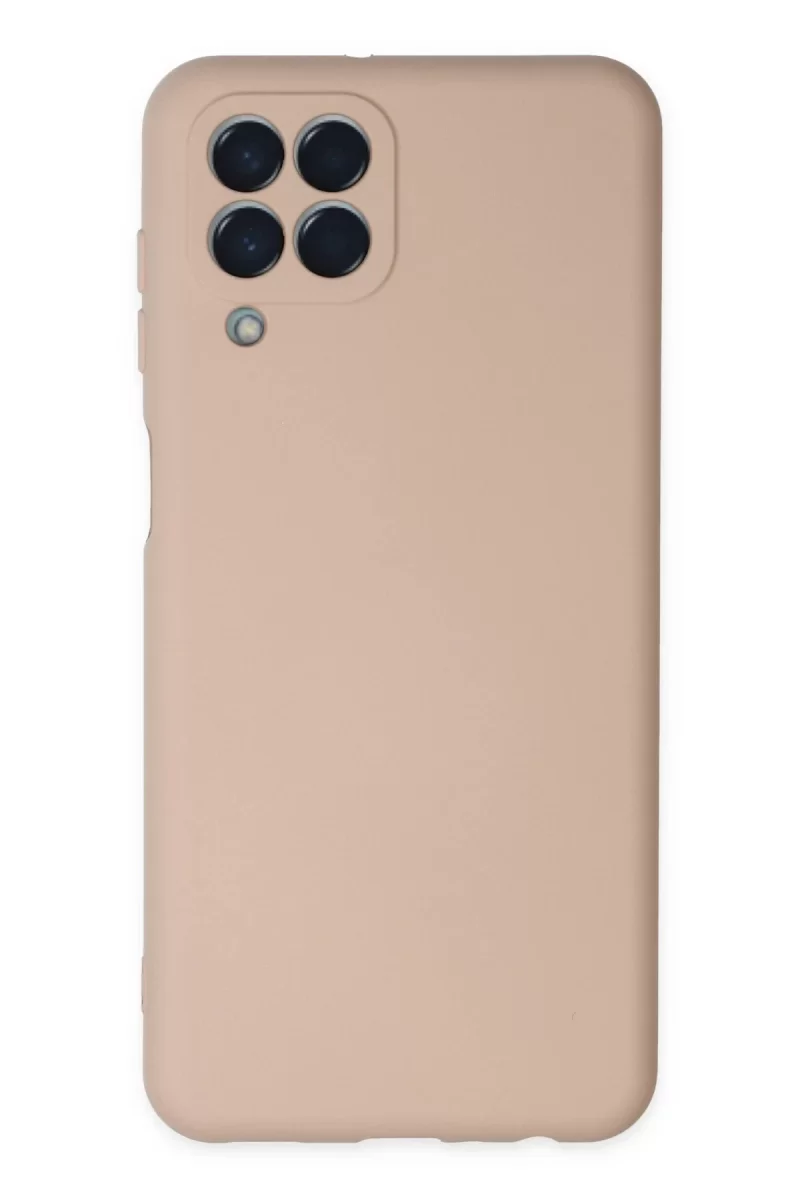 Newface Samsung Galaxy M33 Kılıf Nano içi Kadife Silikon - Pudra