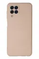 Newface Samsung Galaxy M33 Kılıf Nano içi Kadife Silikon - Pudra