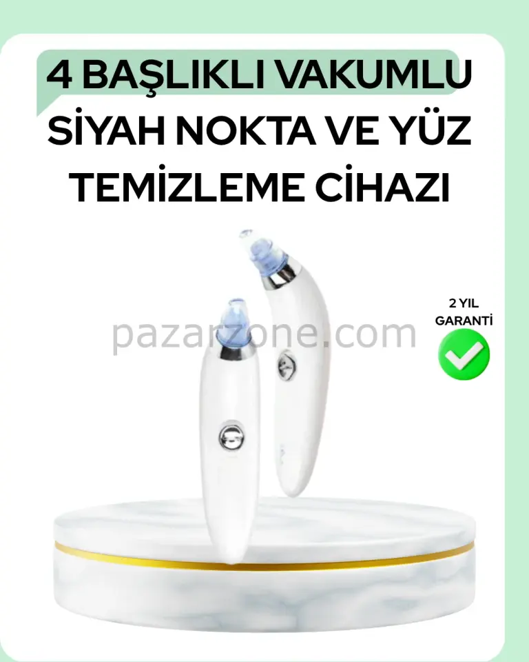 Gözenek Açıcı Buhar Etkili Vakumlu Siyah Nokta Temizleyici – Farklı Cilt Tiplerine Uygun