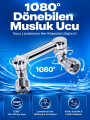 Döndürülebilir Musluk Mutfak Banyo Musluk Ucu Başlığı 4 Filtreli