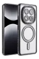 Newface Xiaomi Redmi Note 14 Pro 5G Joke Simli Magneticsafe Kılıf - Siyah