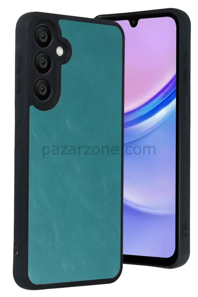 Newface Samsung Galaxy A57 5G Aras Deri Kapak - Açık Yeşil