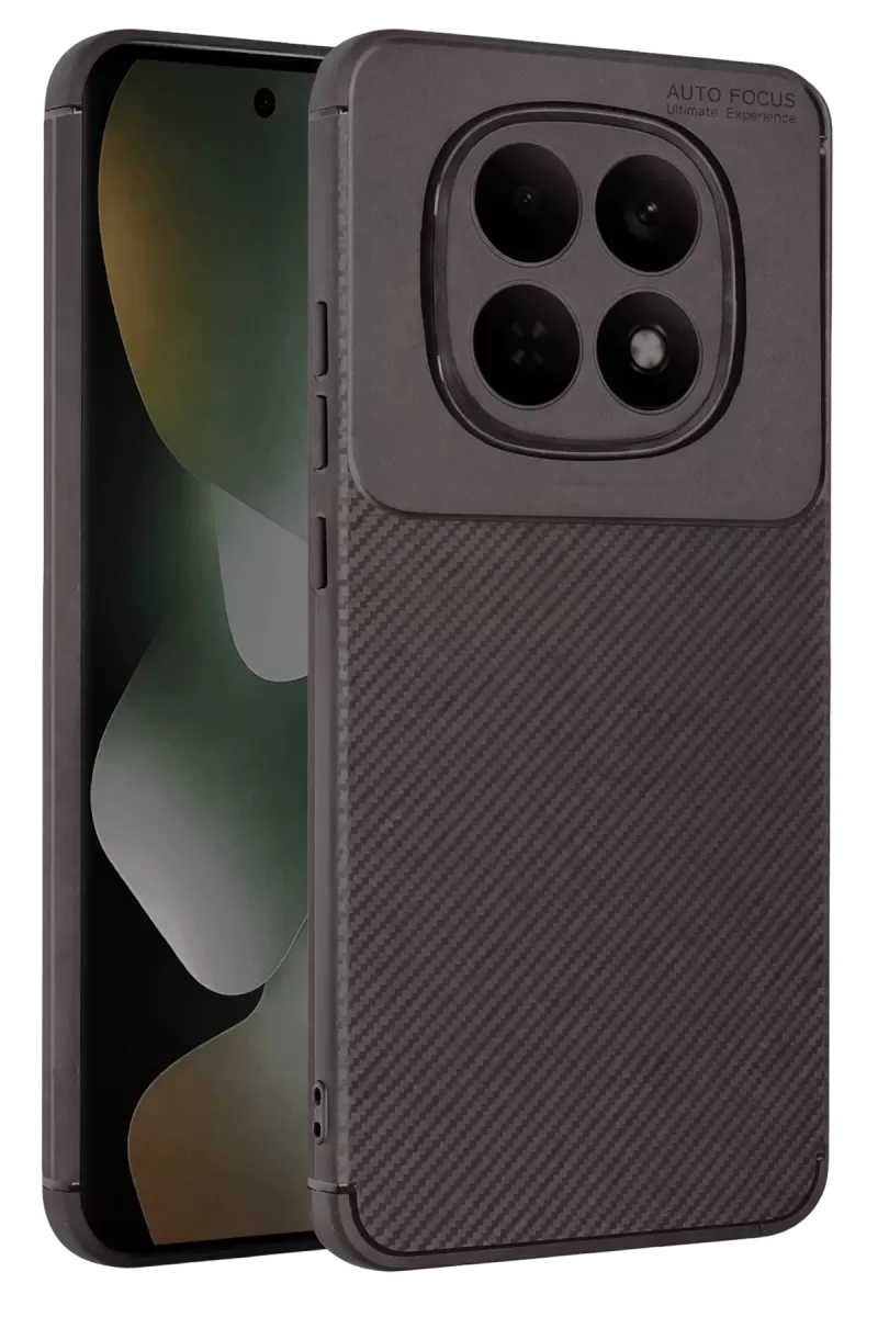 Newface Xiaomi Redmi Note 15 Pro 5G Auto Focus Karbon Kapak - Gri