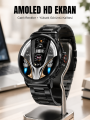 Şık Metal Kasa ve Değiştirilebilir Kordonlarla SW80 Smartwatch Yeni Nesil