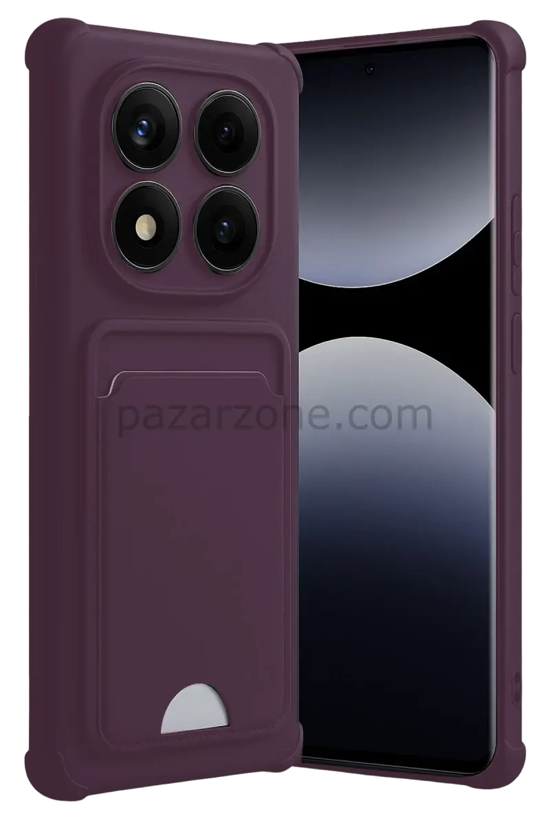 Newface Xiaomi Redmi Note 14 Pro 5G Kelvin Kartvizitli Silikon - Derin Mor