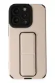 Newface Apple iPhone 13 Pro Max Kılıf Mega Standlı Silikon - Gold