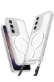 Newface Samsung Galaxy S23 Plus Kılıf Enka Magsafe Silikon Kılıf - Şeffaf