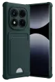 Newface Xiaomi Redmi Note 14 Pro 5G Kelvin Kartvizitli Silikon - Koyu Yeşil
