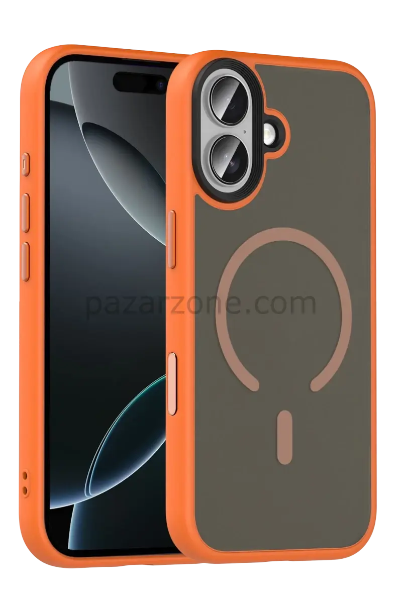 Joko Apple iPhone 17 Megane Magsafe Kapak - Turuncu